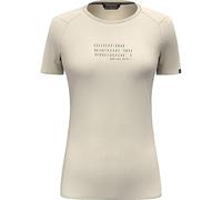 Salewa Damen Dryton Women Pure Box Dry W T-Shirt., Oatmeal, S EU