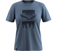 Salewa Eagle 3cime Kurzarm-t-shirt S Java Blue