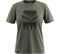 Salewa Eagle 3cime Kurzarm-t-shirt 2XS Faded Green