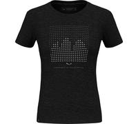 Salewa Damen Eagle Dotted MTN AM T-Shirt (Größe S, schwarz)