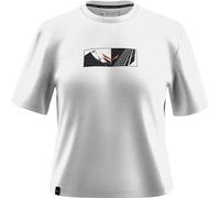 Salewa Damen Eagle Hybrid Loose T-Shirt (Größe L, weiss)