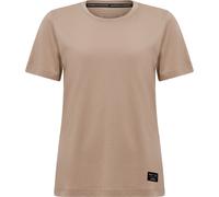 Salewa - Women's Eagle Logo Patch T-Shirt - T-Shirt, Gr. S 36, beige/braun (Quicksand)