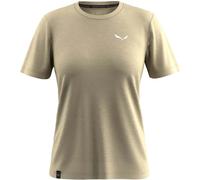 Salewa Eagle Mini Logo Alpine Merino Damen T-Shirt beigegrün - 38