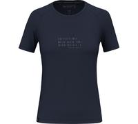 Salewa Eagle Poem Dry'Ton T-Shirt Damen, navy blazer - 34 - Navy Blazer