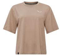 Salewa Damen Eagle Sunset Loose T-shirt W S/S Tee, Quicksand, L EU