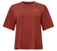 SALEWA Eagle Sunset Loose T-Shirt W S/S für Damen, Etruskisches Rot, Large