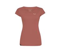 Salewa Puez Melange Dryton Kurzarm-t-shirt XL Etruscan Red Melange