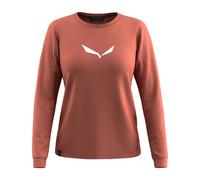 SALEWA Damen Langarmshirt EAGLE SOLIDLOGO DRY ETRUSCAN RED 44