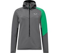 Salewa Damen NXT Hyb 1/2 Zip Hoodie (Größe XL, grau)