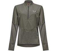 Salewa Pedroc Dry'ton Wind Half Zip Tee W faded green (5A50) 40