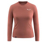 Salewa Funktionsshirt Puez Dry Tee Damen Langarm Etruskisches Rot Größe M/38
