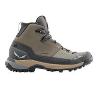 Salewa Puez Leather Mid Powertex Damen Wanderschuhe dunkelbraun/grün/grau - 36.5