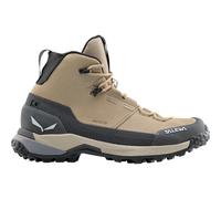Salewa Puez Leather Mid Powertex Damen Wanderschuhe hellbraun/grau - 38
