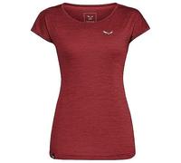Salewa Puez Melange Dry Damen T-Shirt granatrot - 32
