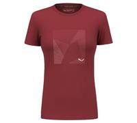 Salewa Damen Pure Building Dry T-Shirt, Syrah, 38