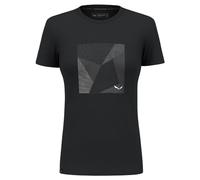 Salewa Damen Pure Building Dry W T-shirt, Black Out, M EU