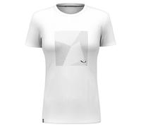 Salewa Damen Pure Building Dry W T-shirt, Weiß, XL EU