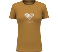 Salewa Pure Heart Dry'Ton T-Shirt Damen , golden brown - 42