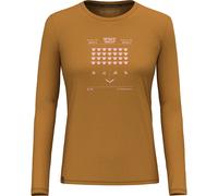 Salewa Damen Pure Space Game Merino Langarmshirt (Braun, Gr.: 40)