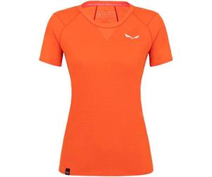 SALEWA Damen Shirt AGNER AM W T-SHIRT (28307) 36 red orange