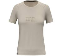 Salewa - Eagle Poem Dry'Ton T-Shirt Damen Beige oatmeal (Gr.42)