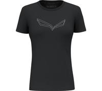 Salewa - Women's Pure Eagle Frame Dry T-shirt - T-Shirt, Gr. XL 42, schwarz (BlackOutMelange)