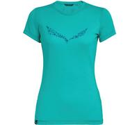 SALEWA Damen Shirt SOLID DRI-REL (27019) 50/44 lagoon green melange