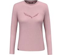 SALEWA Damen Shirt SOLIDLOGO DRY (27341) 42 zephyr