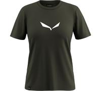 Salewa Solidlogo Dri-release® Kurzarm-t-shirt S Dark Olive