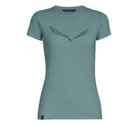 Salewa - Women's Solid Dri-Release S/S Tee - T-Shirt, Gr. S 36, türkis (Willow)