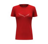 SALEWA Solidlogo Dri-Release® T-Shirt Damen, flame - 42