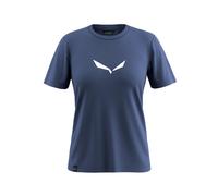 Salewa - Damen T-Shirt Solid Dry W dark denim dark denim - Gr. - L
