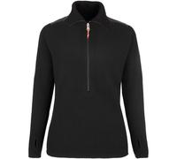 Salewa Damen Woll-Pullover Sella AM Wander-Pullover mit Reißverschluss Schwarz 38