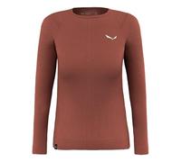 Funktionales Zebru Responsive Damen Longsleeve Tee - Salewa 1980-etruscan red IT 48 / DE 42