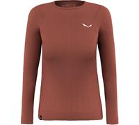 Funktionales Zebru Responsive Damen Longsleeve Tee - Salewa 1980-etruscan red IT 48 / DE 42