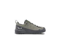 Salewa Wanderschuhe Wildfire Leather 2 GTX (Zustieg, Nubukleder, wasserdicht) grün/schwarz Damen, Größe Euro (US) 41 (9,5)