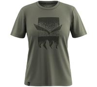 Eagle 3Cime T-Shirt W, T-Shirt, Damen - Salewa 5A50-faded green IT 38 / DE 32
