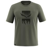 Salewa T-Shirt Eagle 3Cime Herren Kurzarm Faded Green Größe 2XL