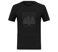 Salewa Herren Eagle Dotted MTN AM T-Shirt (Größe M, schwarz)