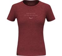 Salewa Damen Eagle Eitd Merino Women T-Shirt, Syrah, M EU