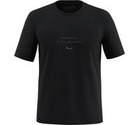 Salewa Eagle EITD AM Herren T-Shirts schwarz Größe L Trekking Hautfreundlich Merinowolle