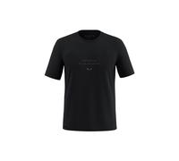 Salewa Trekking T-shirt Herren Mann Eagle Eitd Am Größe M Schwarz