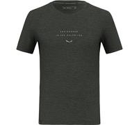 Salewa Eagle Eitd Merino Kurzarm-t-shirt M Dark Olive
