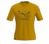 Salewa Eagle Geometric Herren T-Shirts oliv Größe M Trekking Hautfreundlich Lyocell (Tencel™)