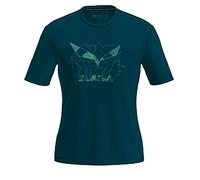 Salewa Eagle Geometric Herren T-Shirts blau Größe XL Trekking Hautfreundlich Lyocell (Tencel™)