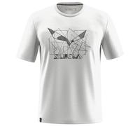 Salewa Eagle Geometric T-Shirt weiß - L