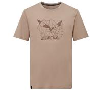 Salewa Eagle Geometric T-Shirt braun/beige - M