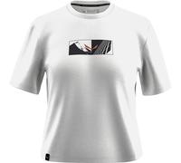 Salewa Eagle Hybrid Loose Damen T-Shirts weiss Größe L Trekking Hautfreundlich Lyocell (Tencel™)