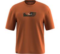Salewa Eagle Hybrid Loose Herren T-Shirts braun Größe M Trekking Hautfreundlich Lyocell (Tencel™)