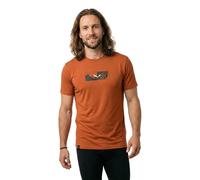 Salewa Eagle Hybrid Loose Kurzarm-t-shirt XL Bombay Brown